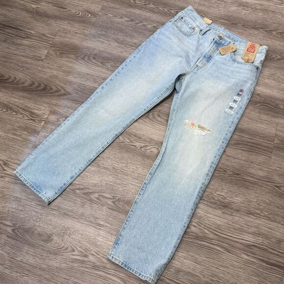 LEVI'S 501 Women's Original Fit Jeans - She's Crafty- size 31x30 - Picture 3 of 9